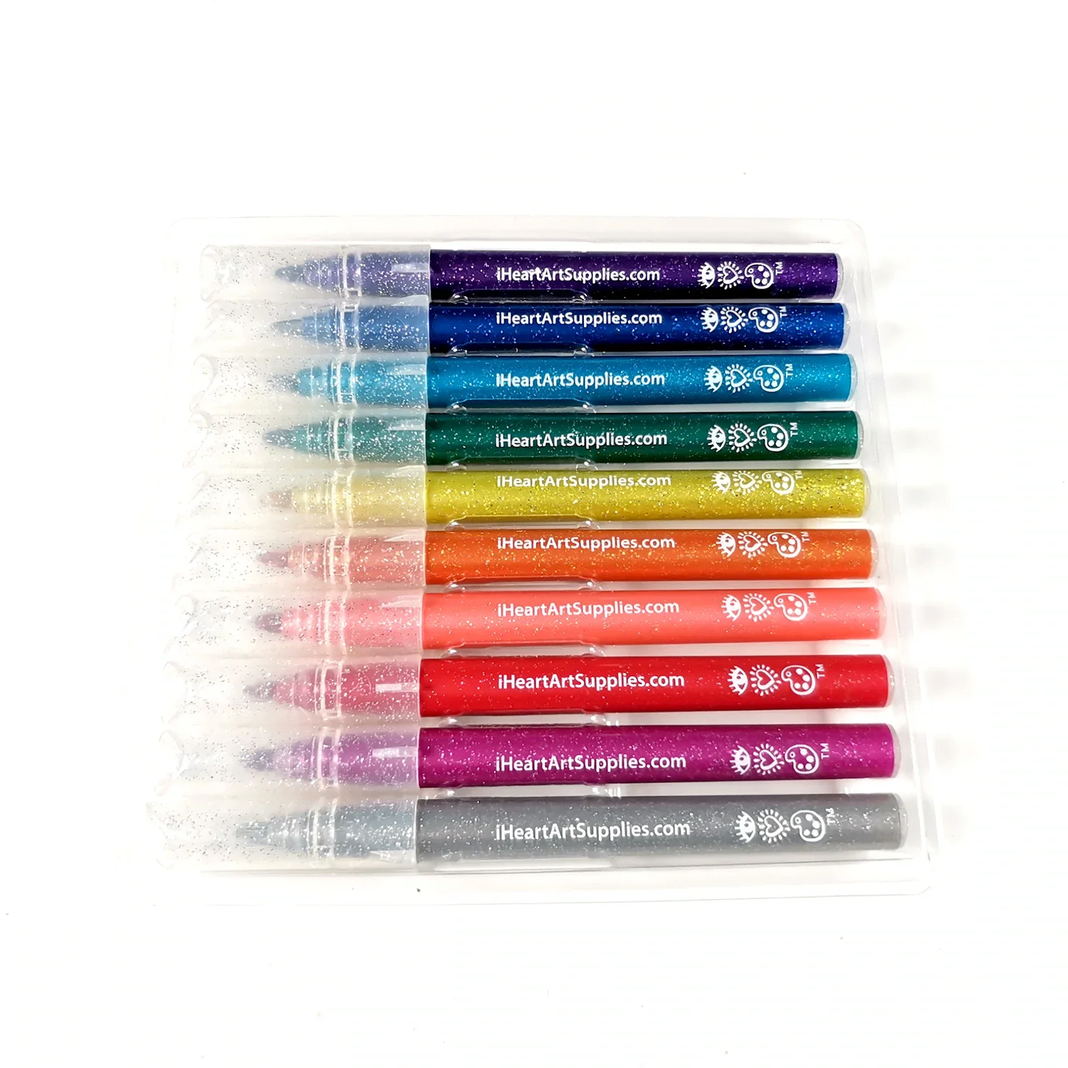 10 Glittery Markers - Image 2