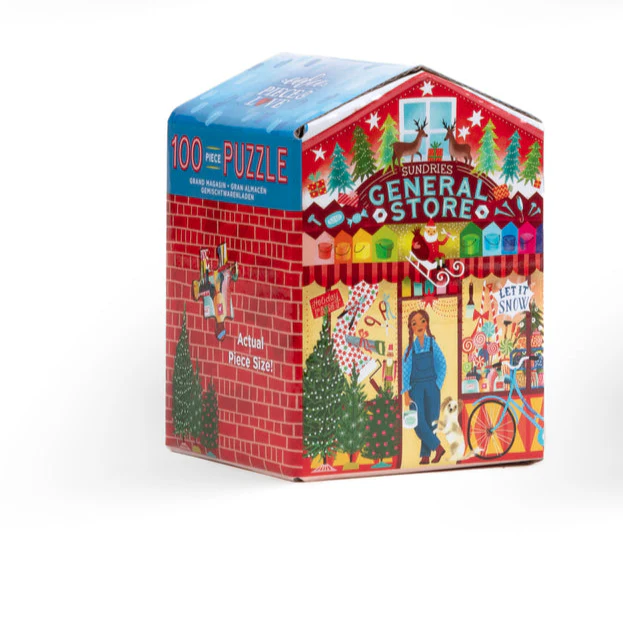 100 PC Christmas Market Puzzle - Image 6