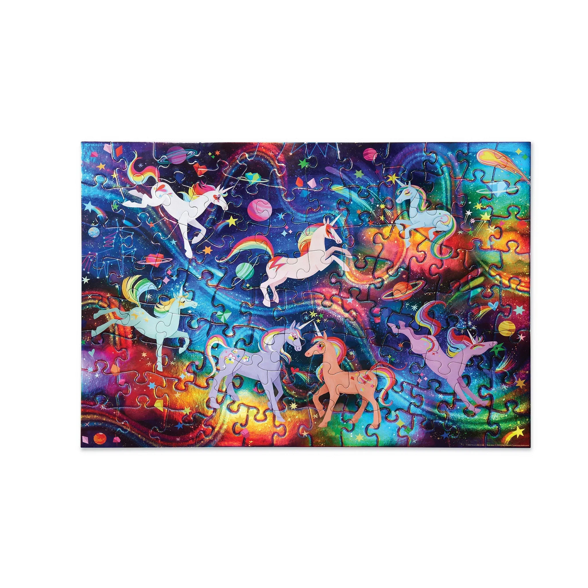 100 PC Unicorn Galaxy Foil Puzzle - Image 2