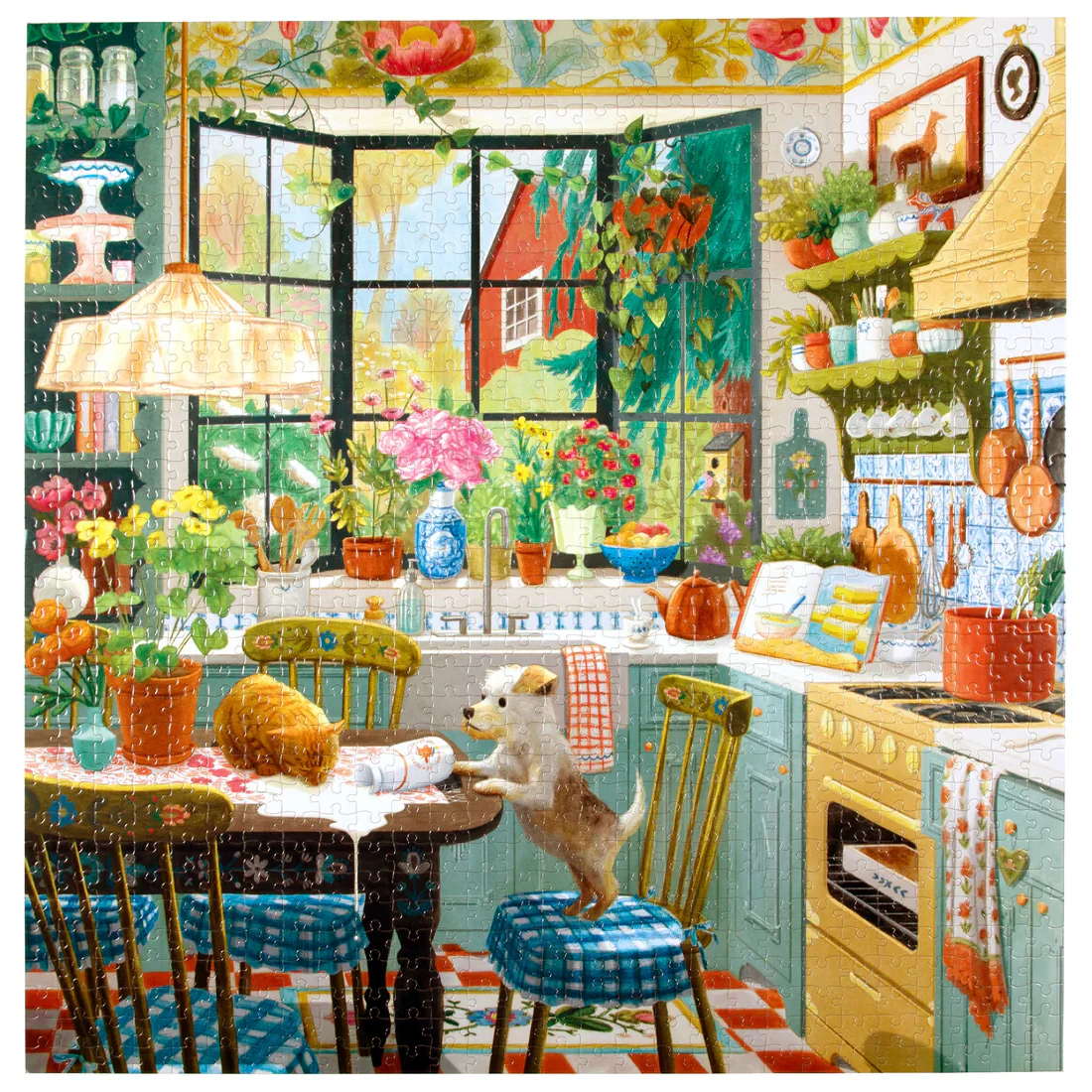 1000 PC Springtime Kitchen Puzzle - Image 2