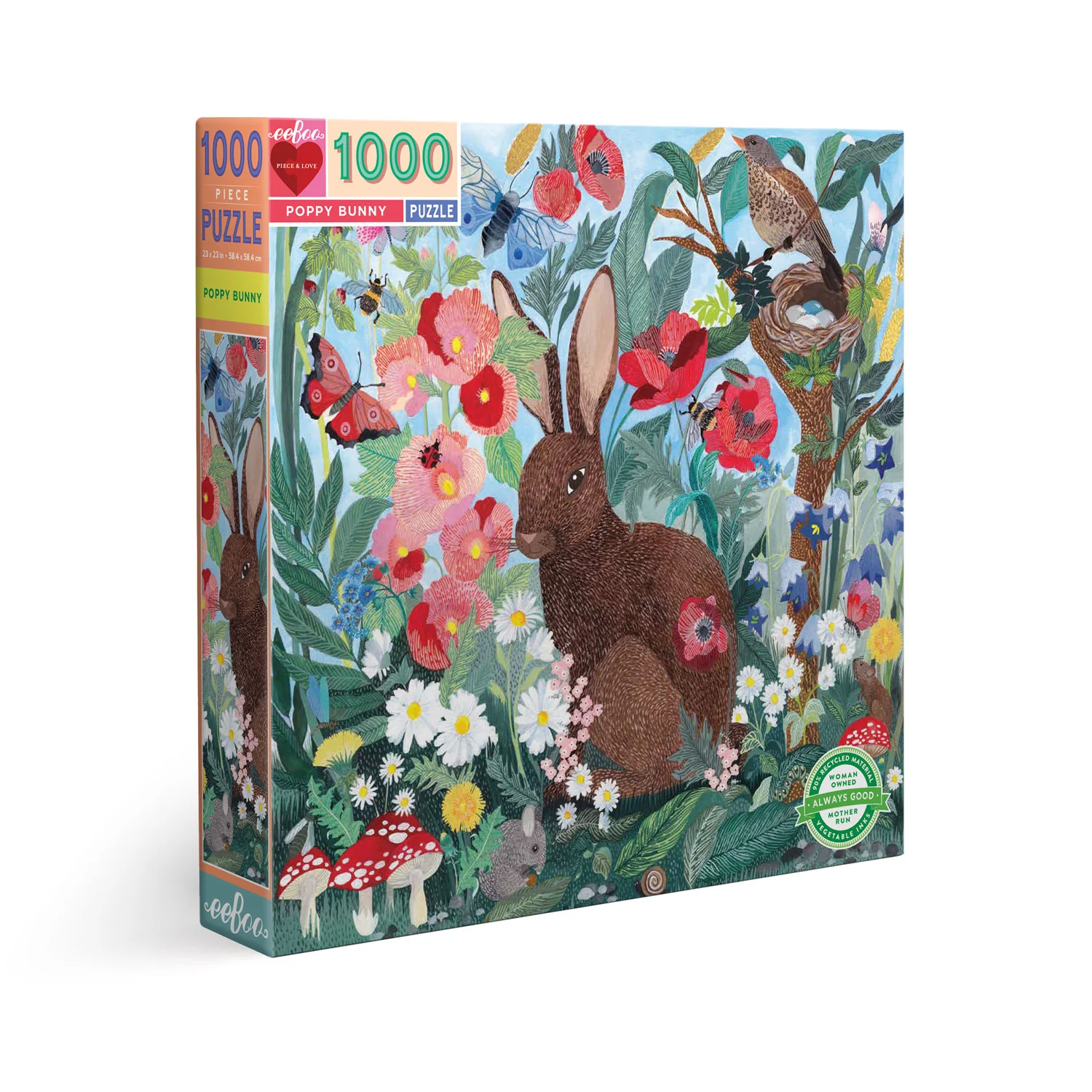 1000 Piece Poppy Bunny Puzzle