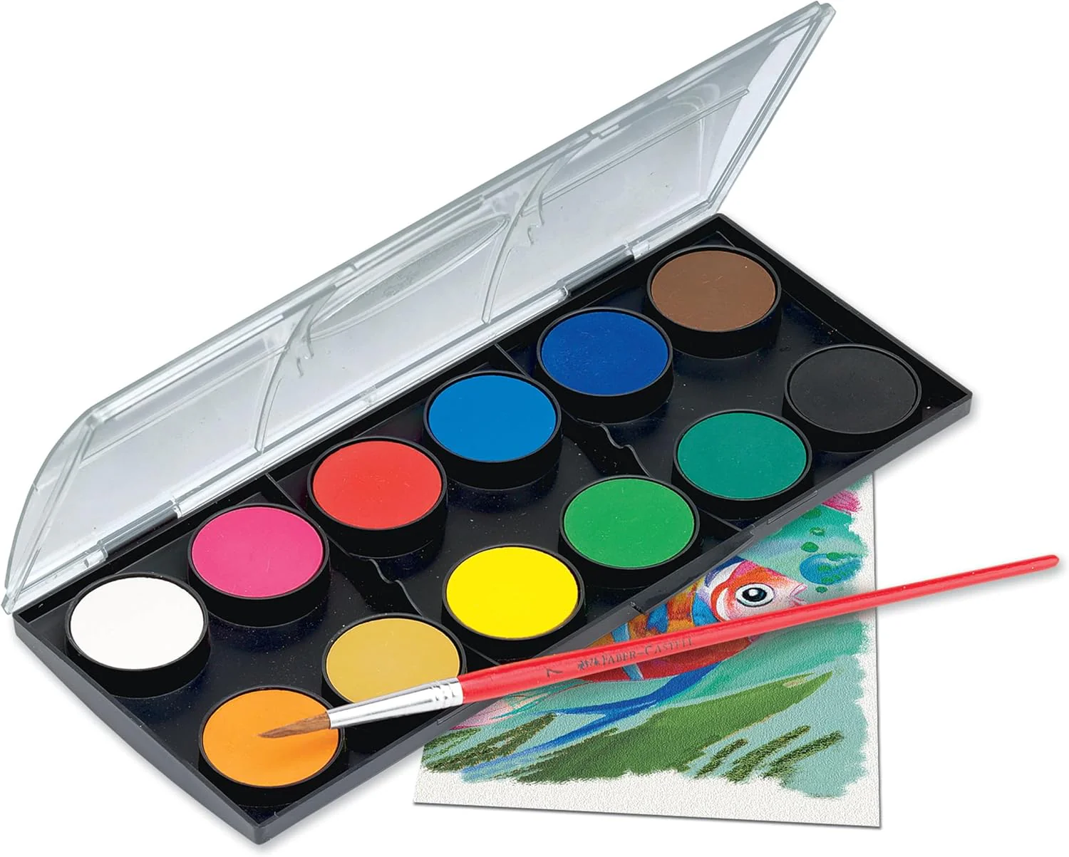 12 Count Watercolor Paint Set - Image 2