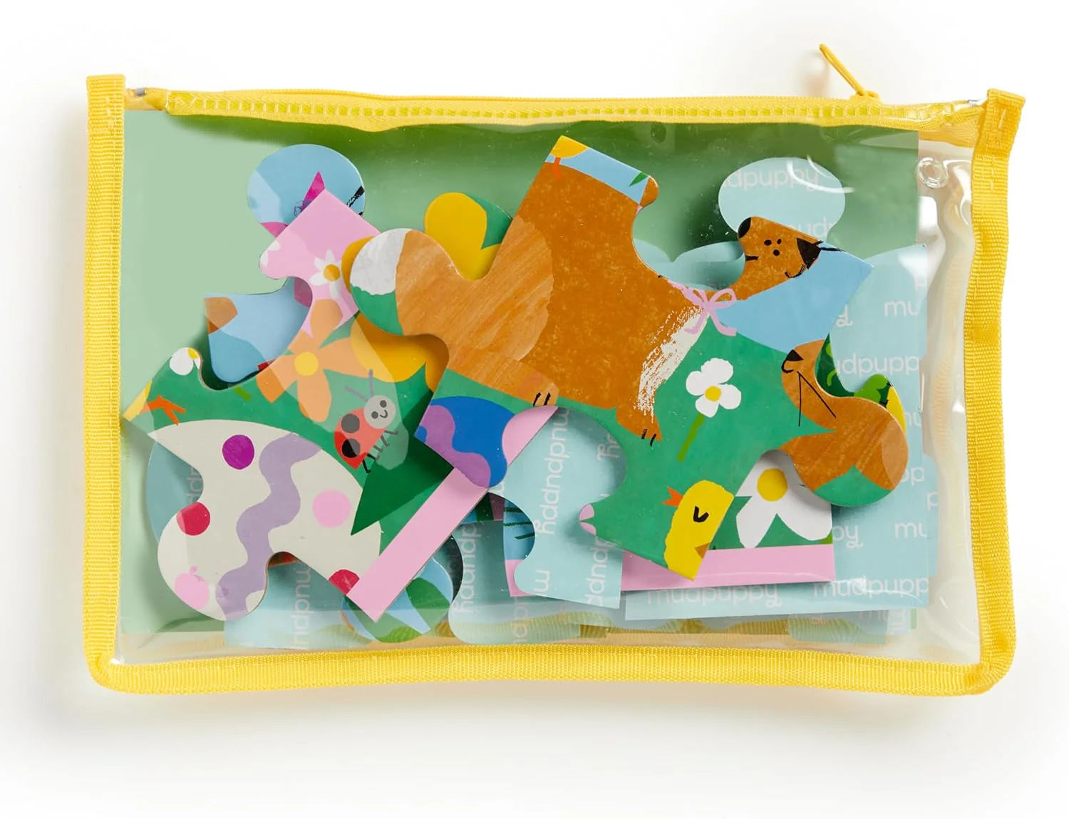12 PC Spring Bunnies Pouch Puzzle - Image 2