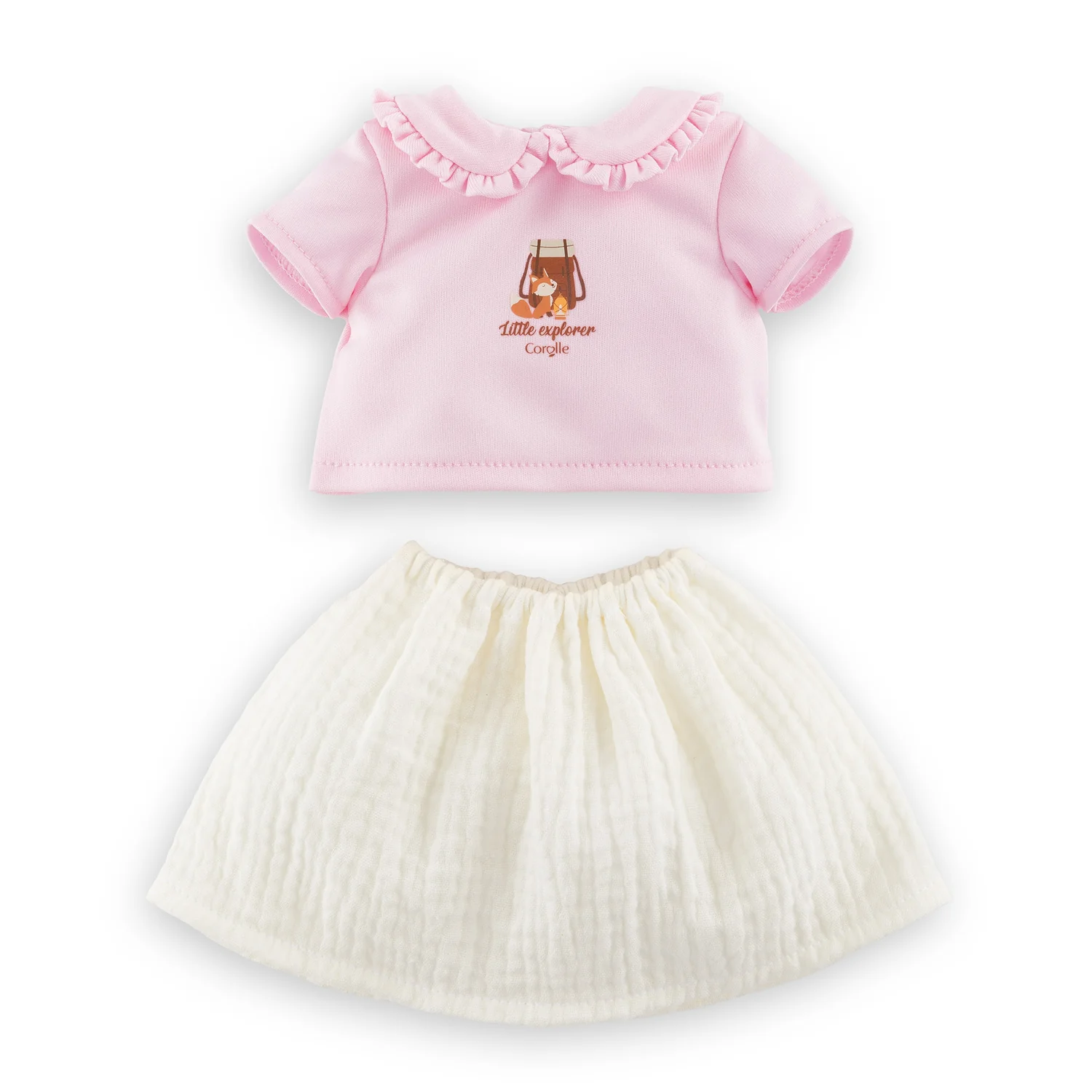 14" T-Shirt & Skirt Little Explorer