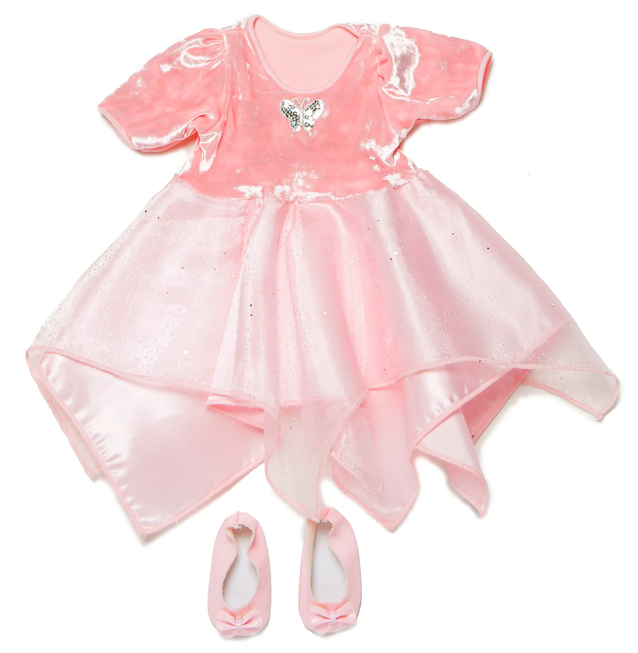 18" Fairy Dancer Doll Dress Light Pink