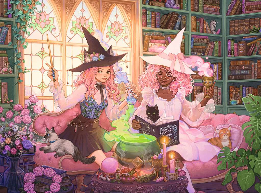 200 Piece Enchanting Library Puzzle - Image 2