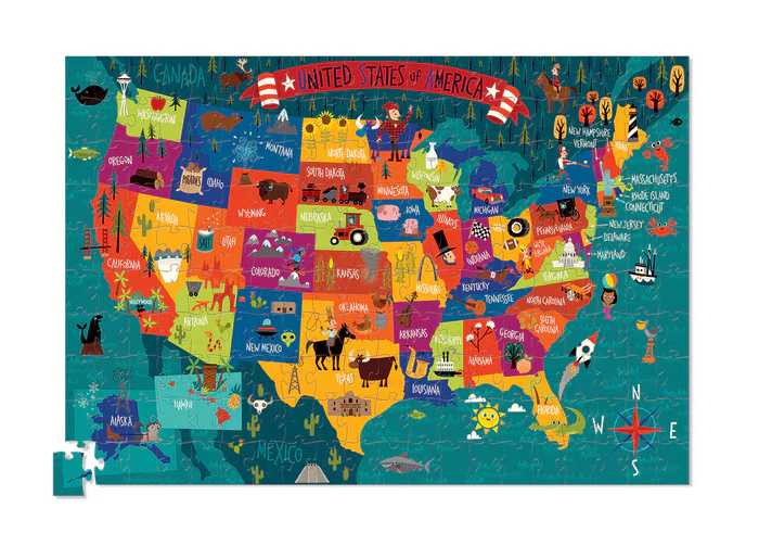 200 PC USA Poster and Puzzle - Image 2
