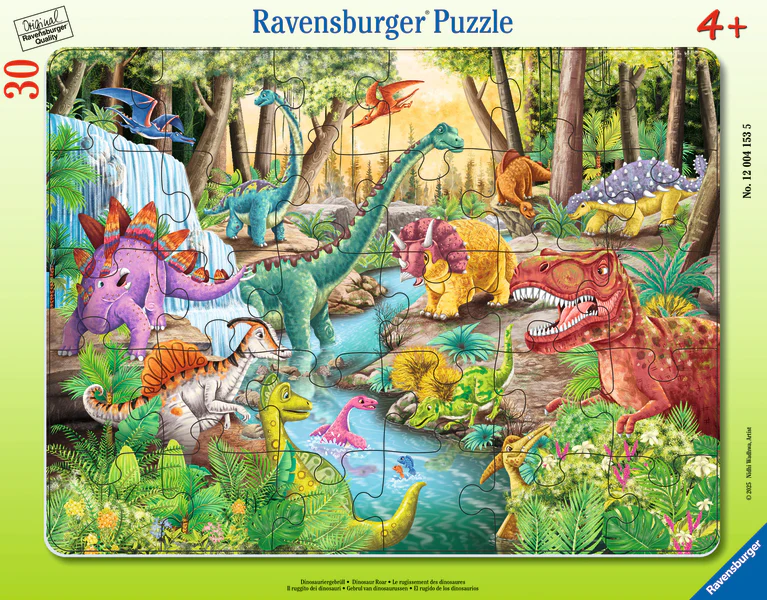 30 PC Dinosaur Roar Frame Puzzle