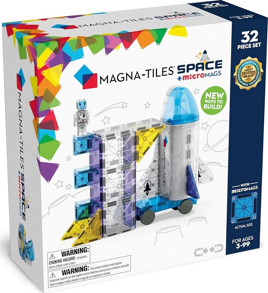 32 PC Space + Micro Mags Magnatiles