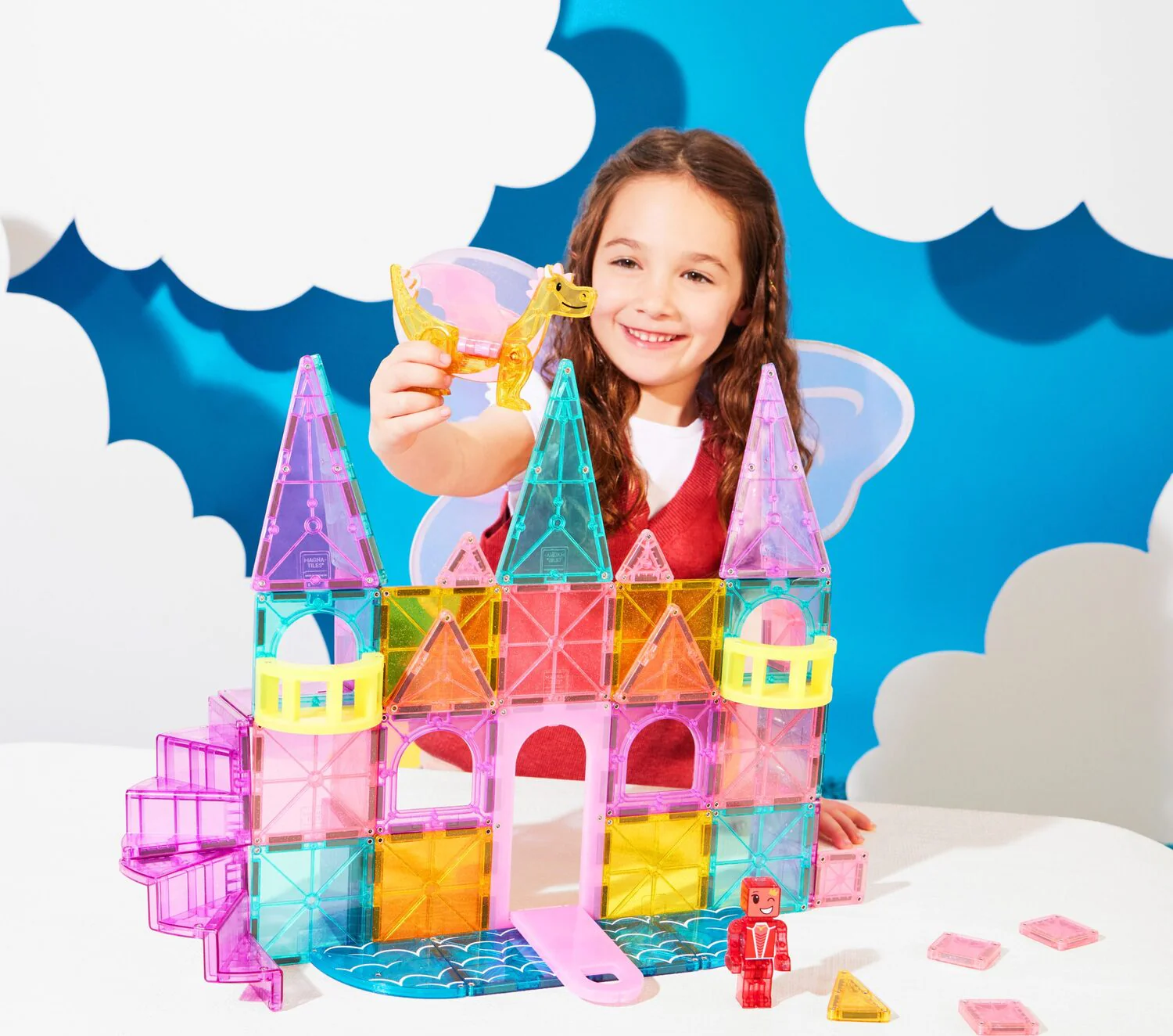 48 PC Castle Dlx Magnatiles - Image 3
