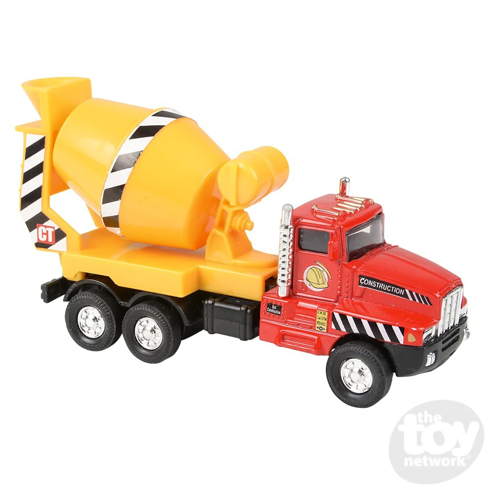 5.25" Die-Cast Pull Back Construction Trucks - Image 2