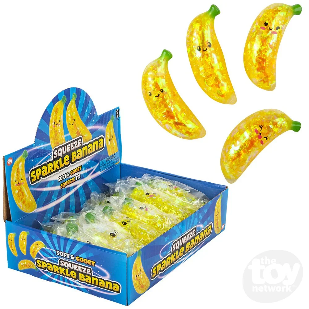 5.5" Squeeze Sparkle Banana