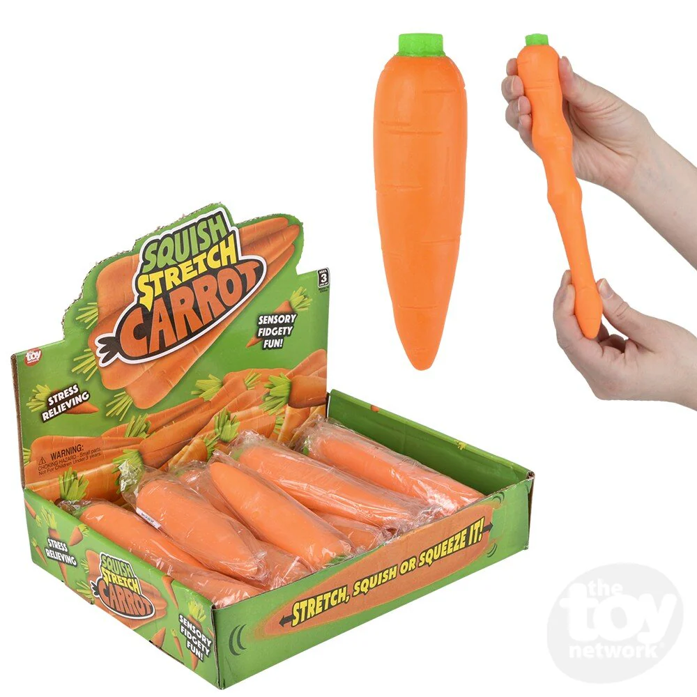 5.5" Stretch And Squeeze Carrot