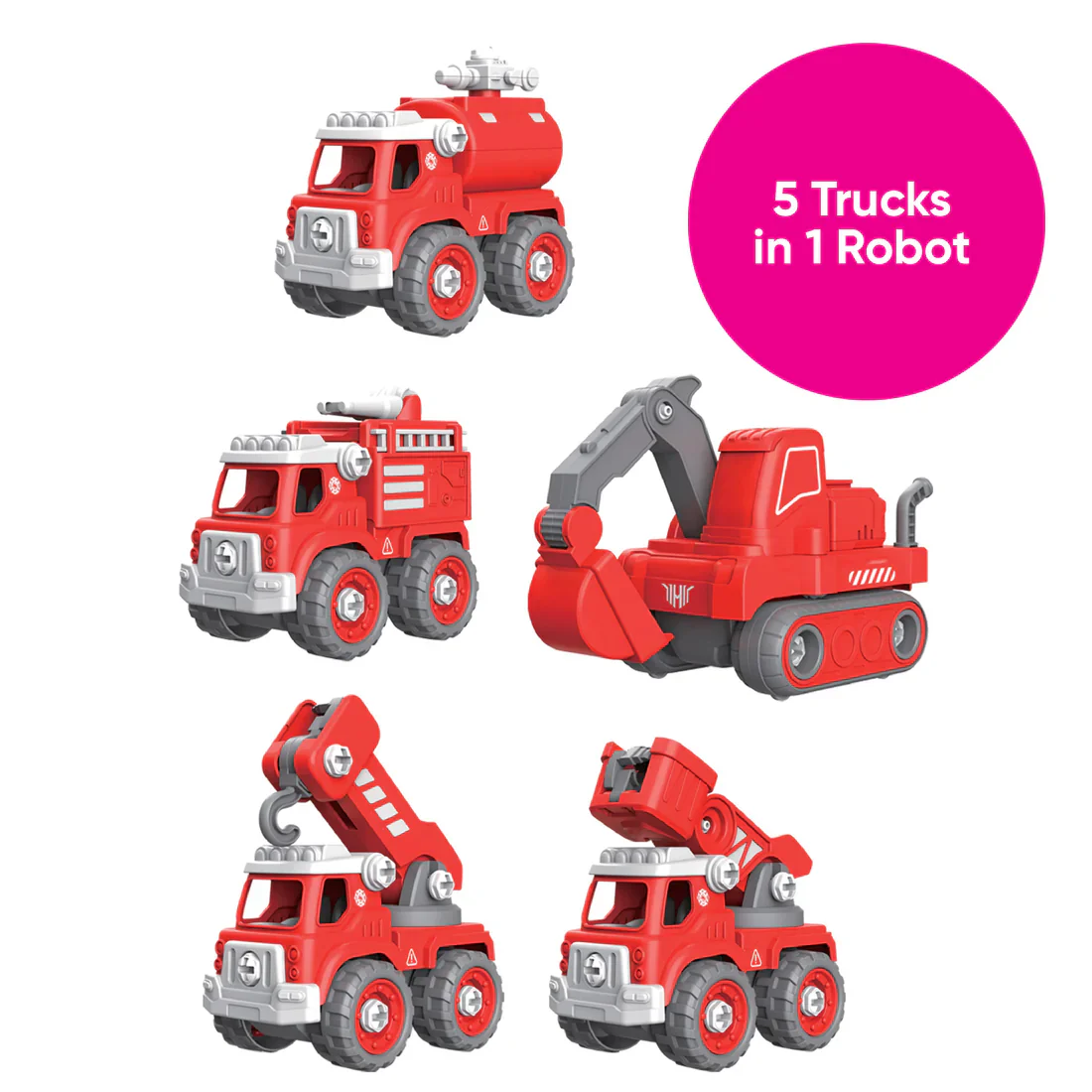 5-In-1 Truck-O-Bot Fire Rescue - Image 3