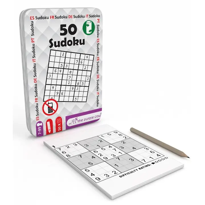 50 Sudoku Travel Tin - Image 2