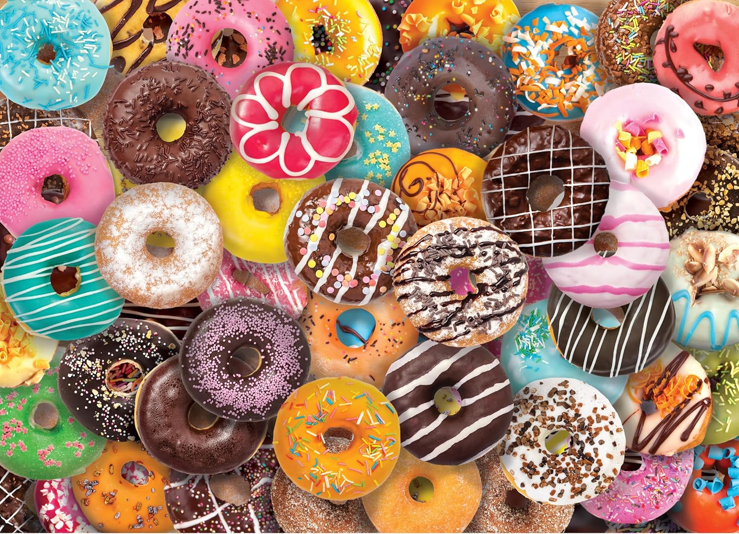 500 PC Donuts Puzzle - Image 2
