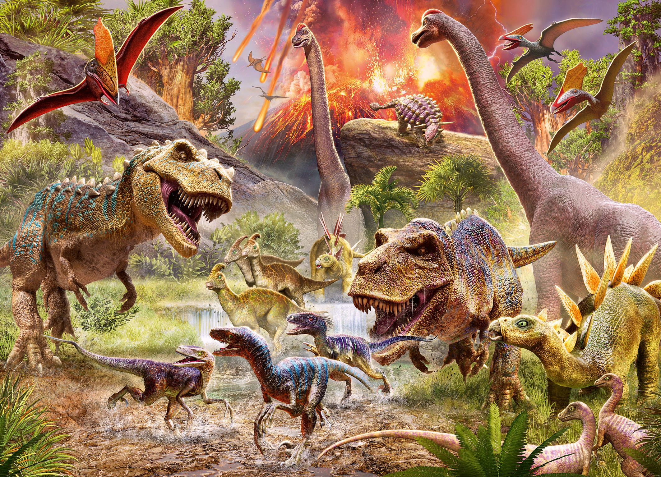 60 PC Dinosaur Dash Puzzle - Image 2