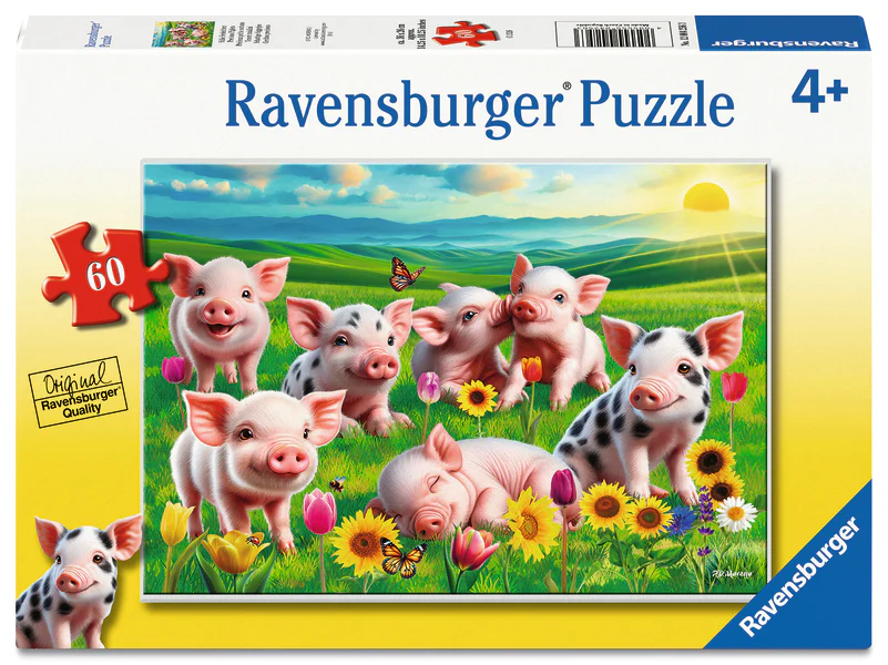 60 PC Precious Piglets Puzzle