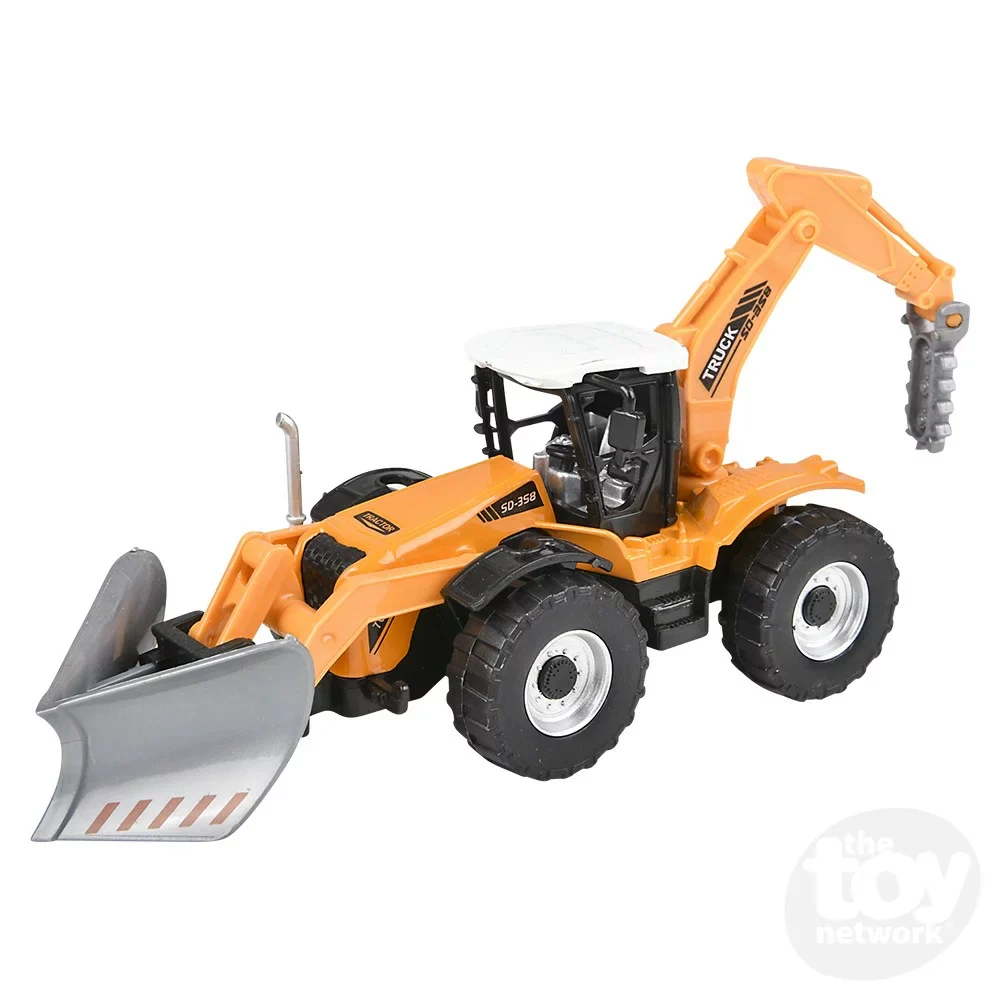 7" Die-Cast Pull Back Farm Tractor - Image 3