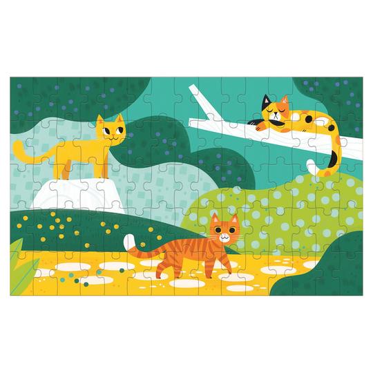 75 PC Lenticular Cats Big And Small Puzzle - Image 3