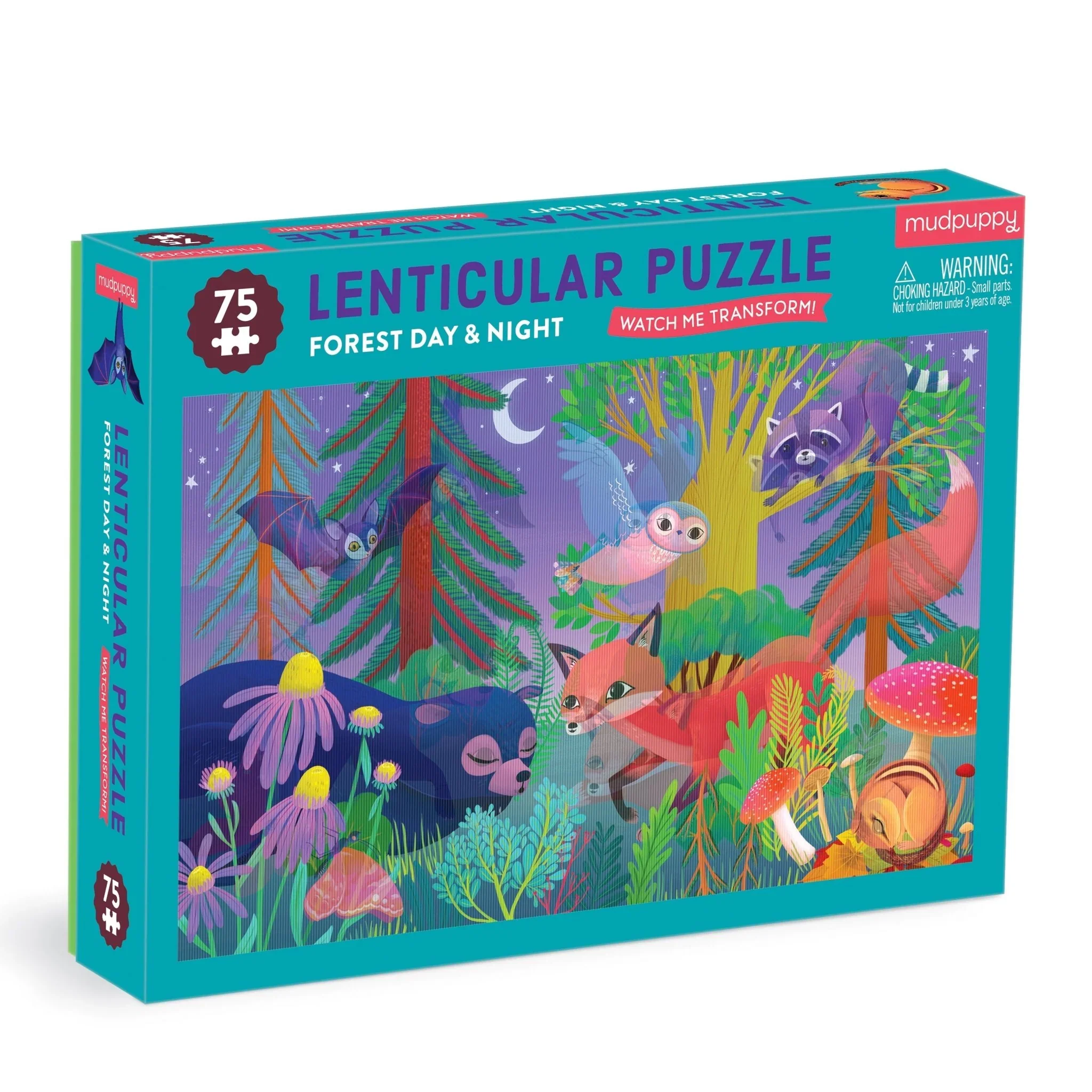 75 PC Lenticular Forest Day & Night Puzzle