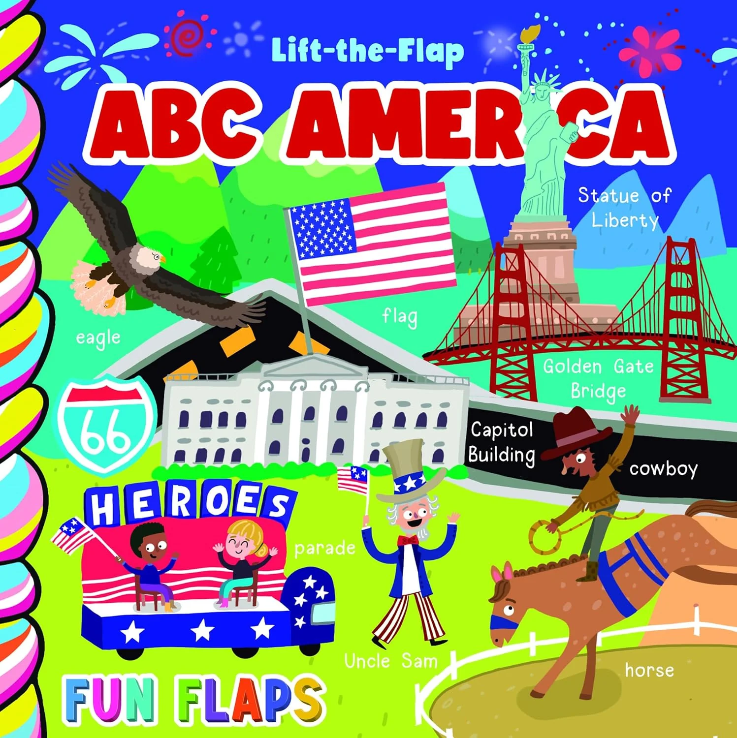 ABC America Lift-The-Flap Board Book
