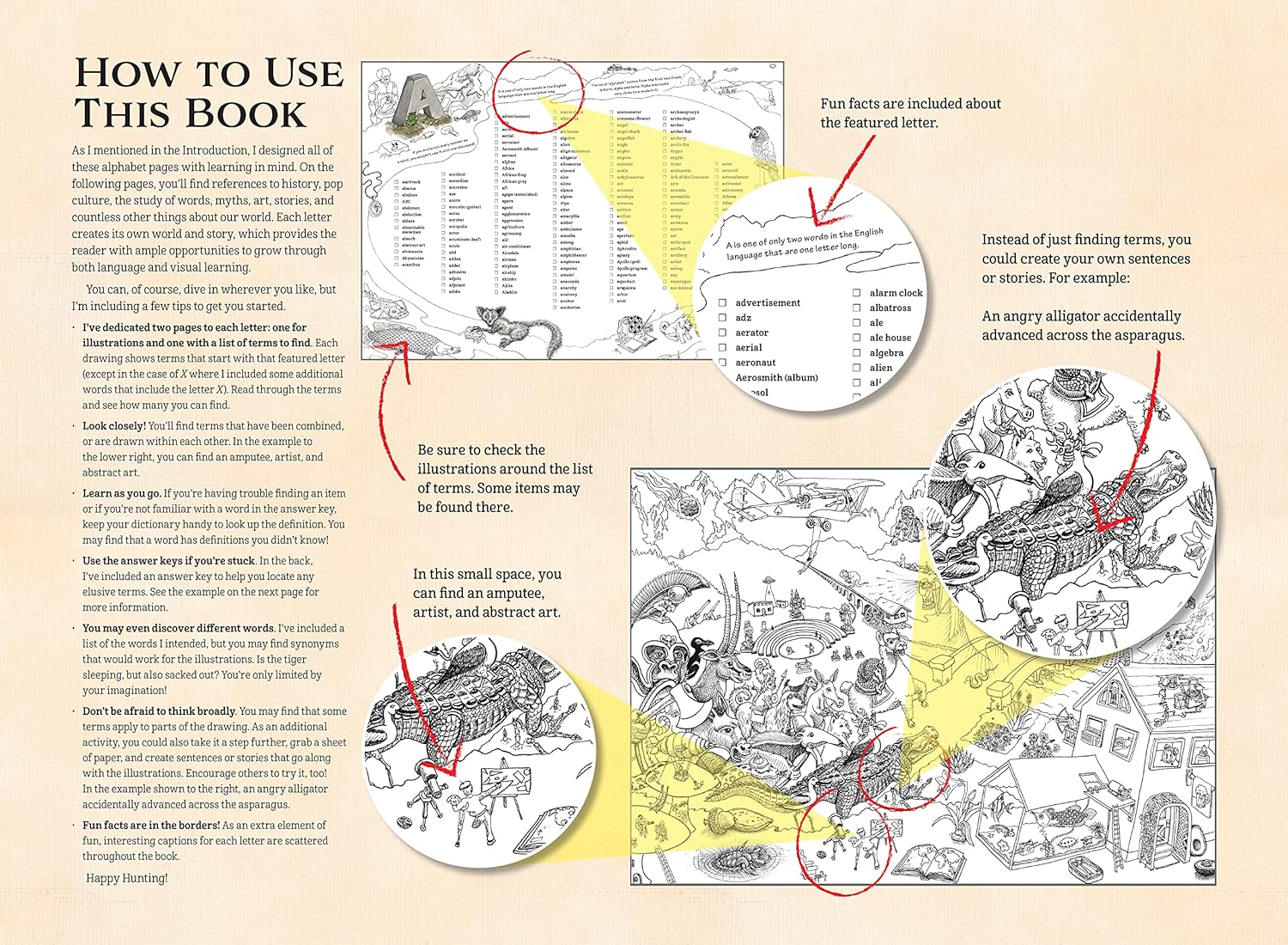 Amazing A-Z AlphaQuest Seek & Find Challenge Puzzle Book - Image 2