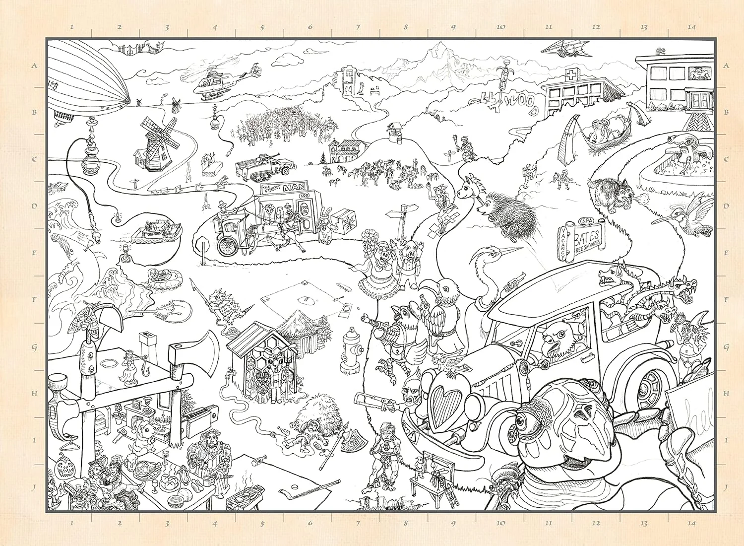 Amazing A-Z AlphaQuest Seek & Find Challenge Puzzle Book - Image 3
