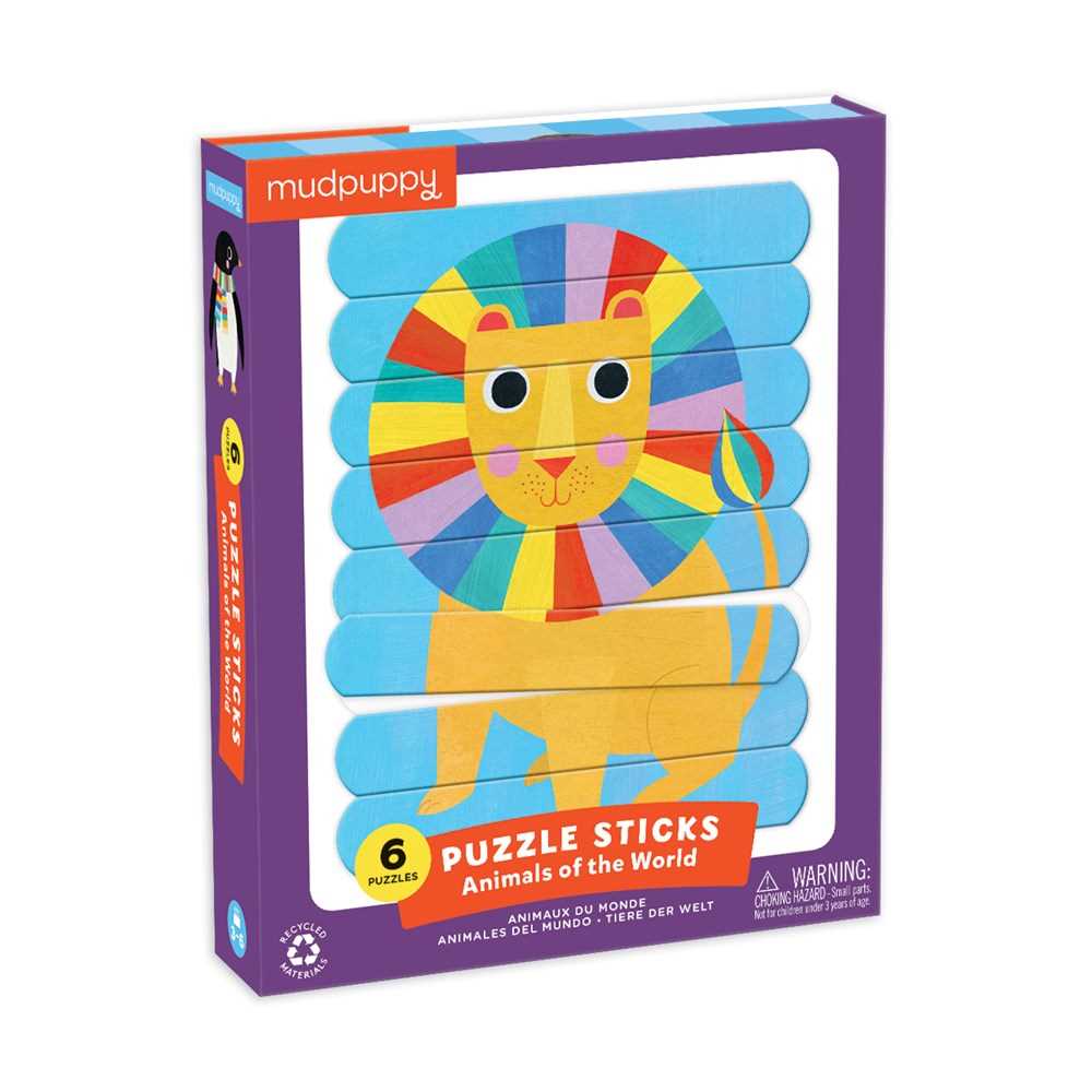 Animals Of The World Puzzle Sticks