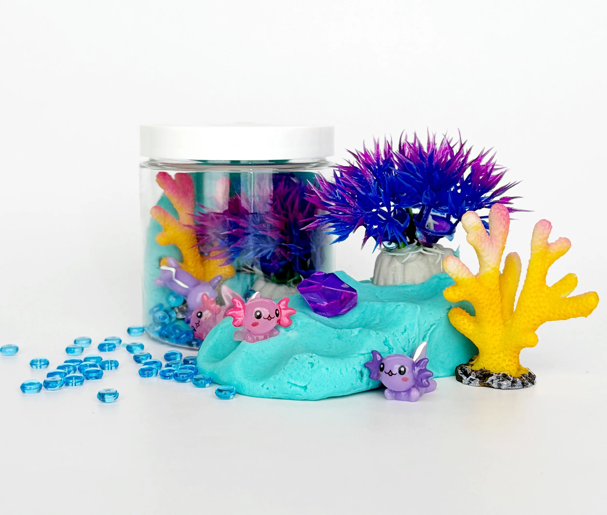 Axolotl Blue Hawaiian Mini Dough-To-Go - Image 2