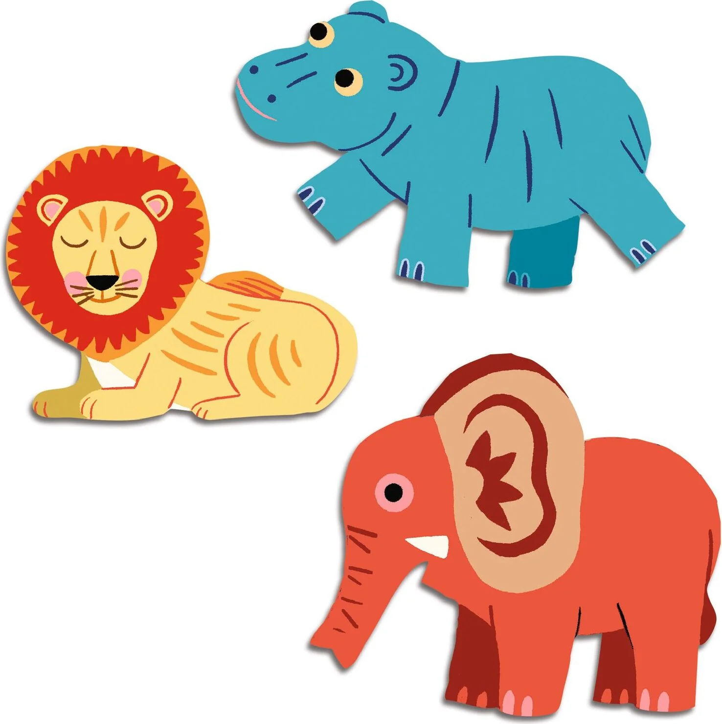 Baby Stickers Safari Animals - Image 2