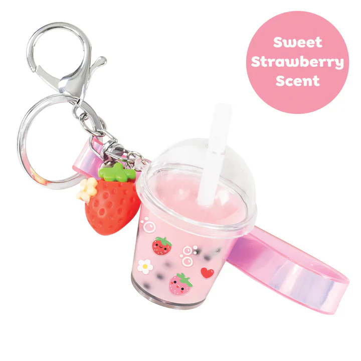 Bag Charm Kit Strawberry Bubble Tea - Image 2