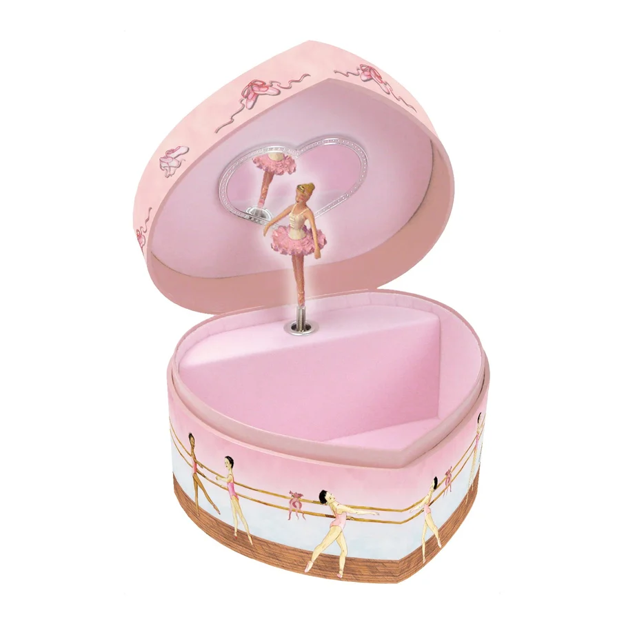 Ballerina Heart Jewelry Box