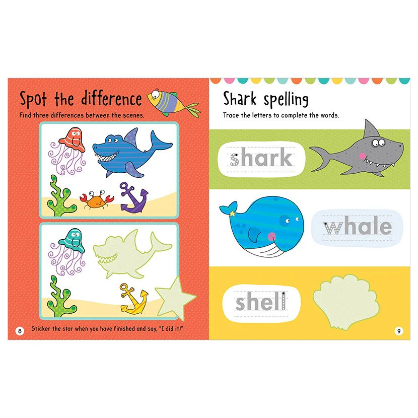 Big Stickers For Little Hands Sharks, Dinos, Farm Animals And Mighty Machines - Image 2