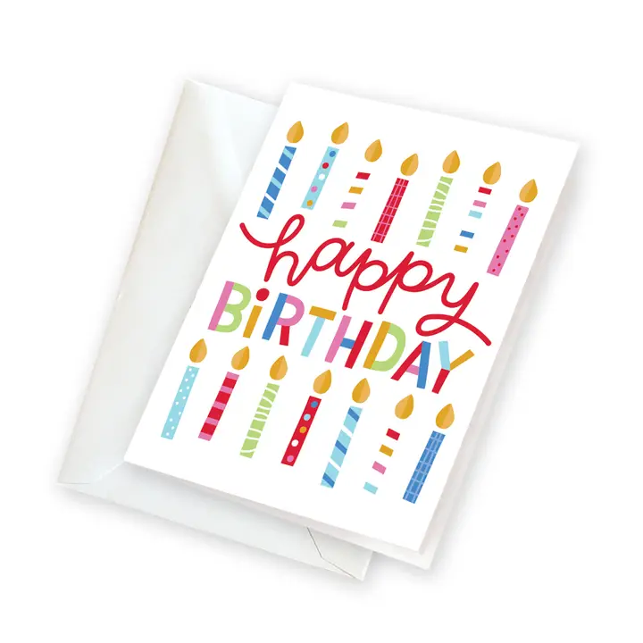 Birthday Candles Enclosure Card