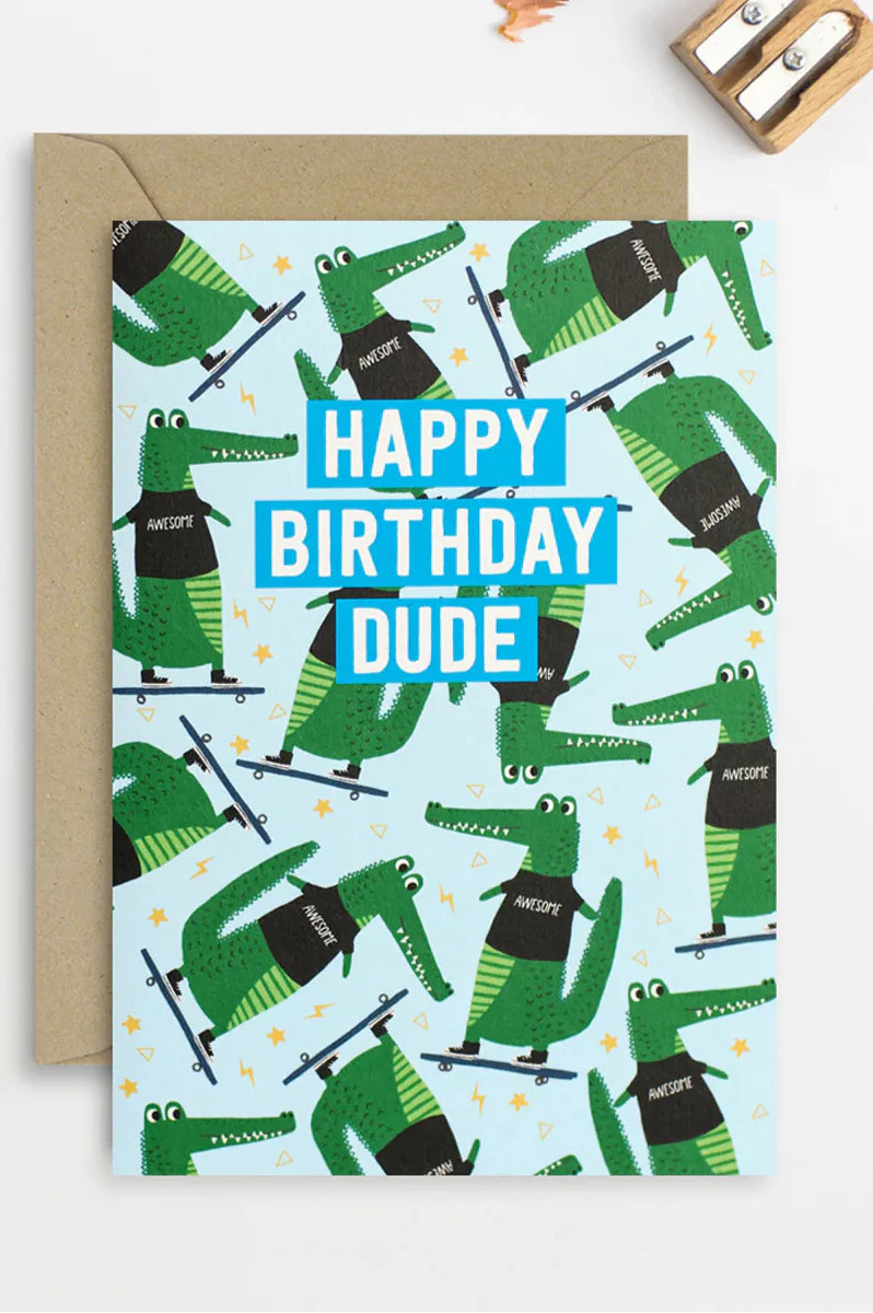 Birthday Dude Birthday Card