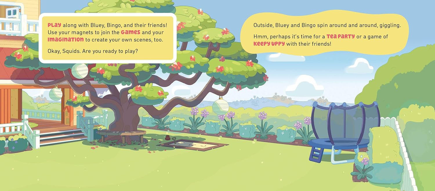 Bluey: Let's Play Outside Magnet Book - Image 2