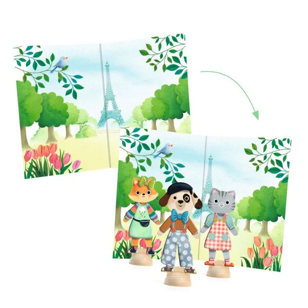 Bonjour Paris Collage Craft Set - Image 3