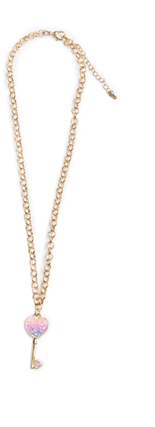 Boutique Chic Key To My Heart Necklace - Image 2