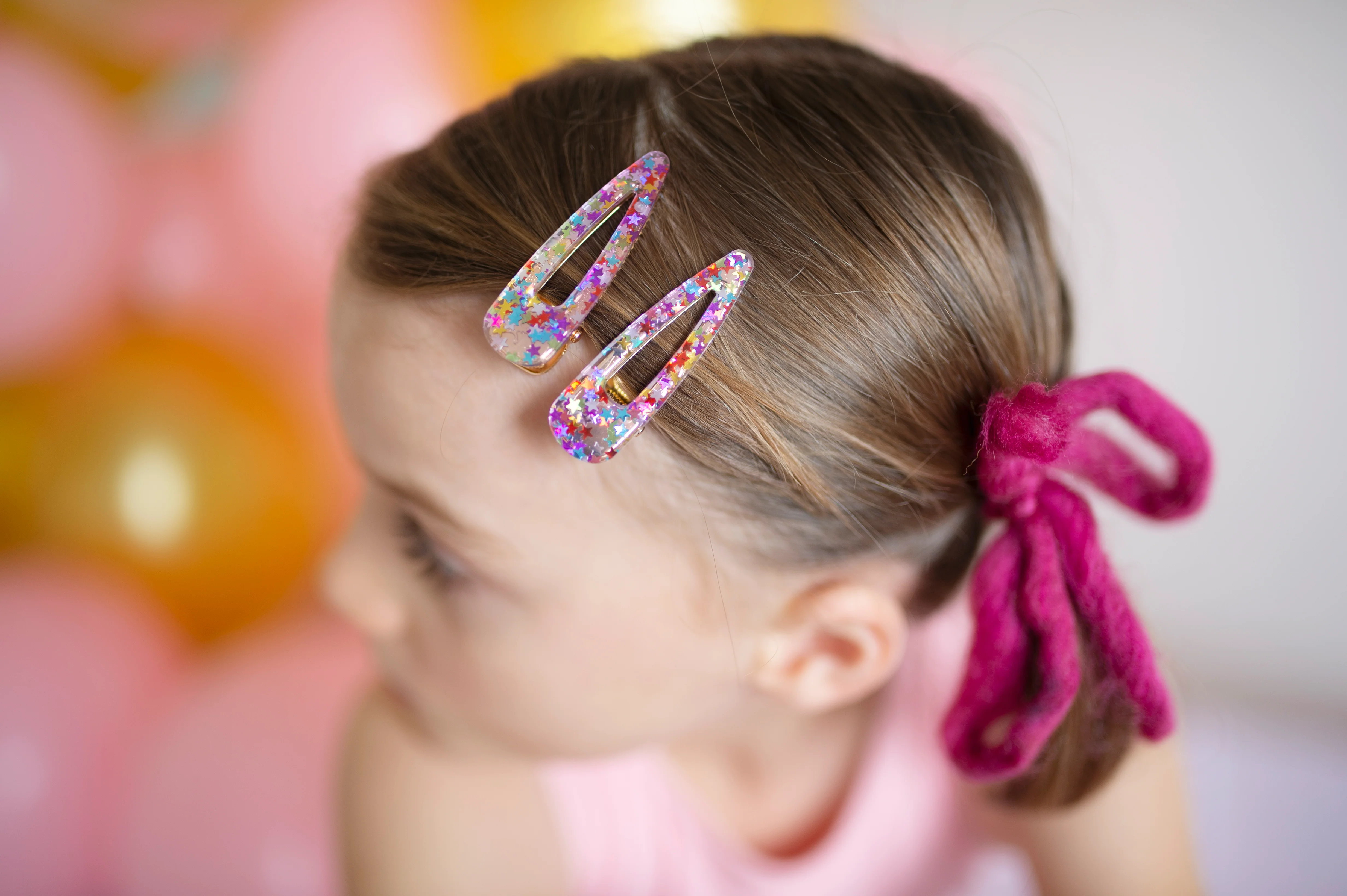Boutique Gel Sparkle Hairclips - Image 3