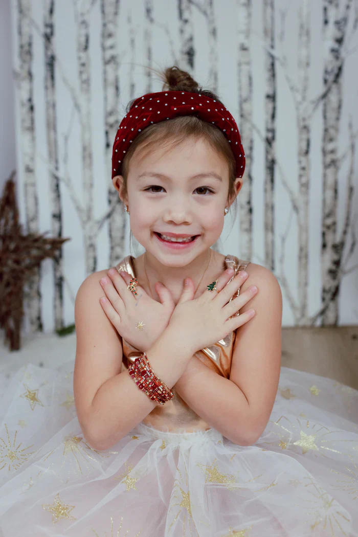 Boutique Ruby Red Bracelet Set - Image 2