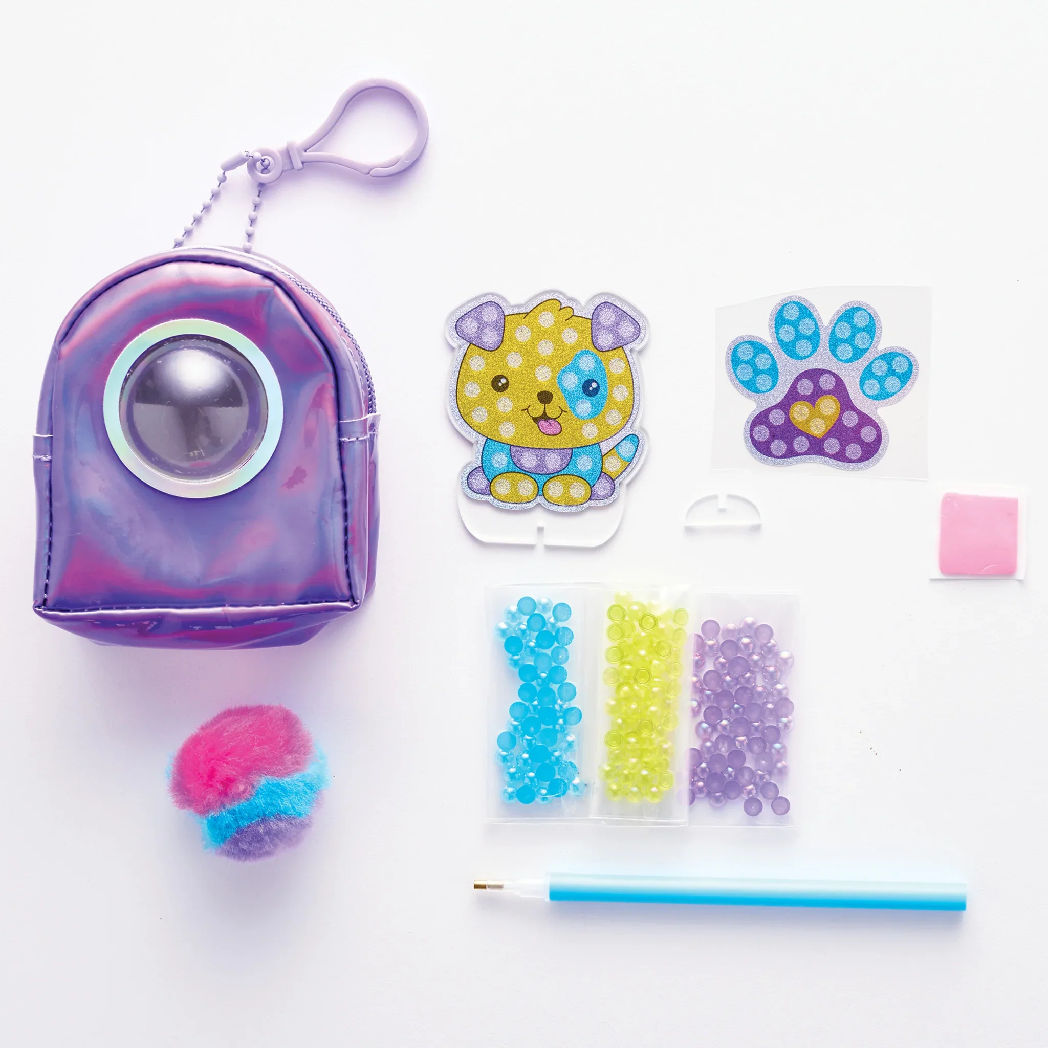 Bubble Gems Keychain Puppy Dog - Image 2
