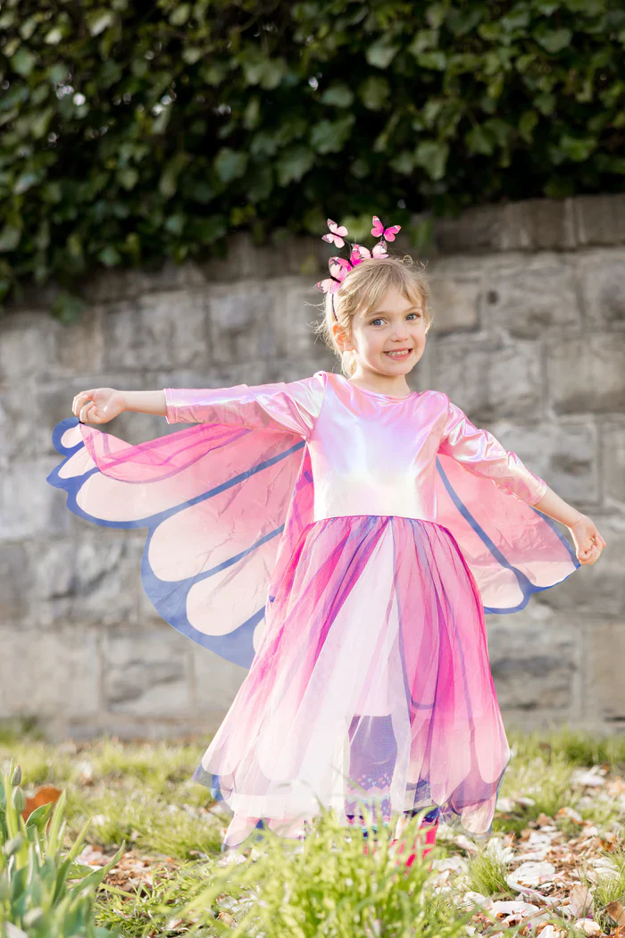 Butterfly Twirl Dress With Wings Size 3/4