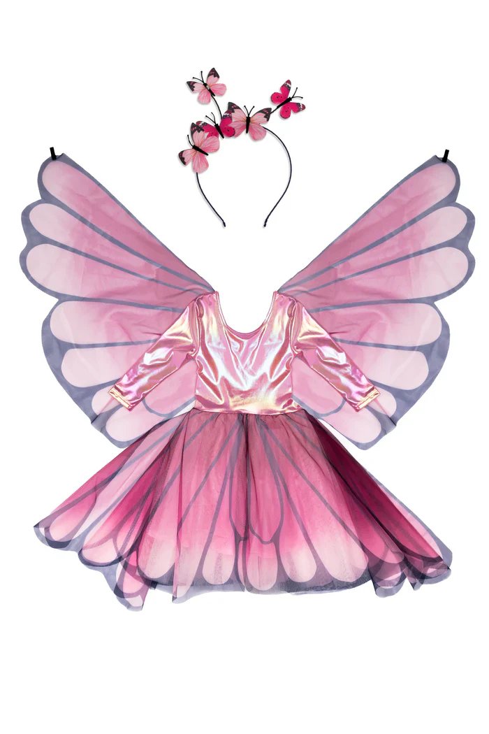 Butterfly Twirl Dress With Wings Size 3/4 - Image 2