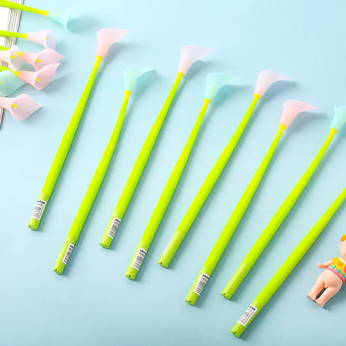 Calla Lily Flower Gel Pen - Image 2