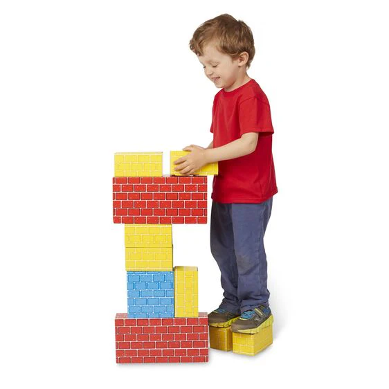 Jumbo Cardboard Blocks - 24 Pieces - Image 2