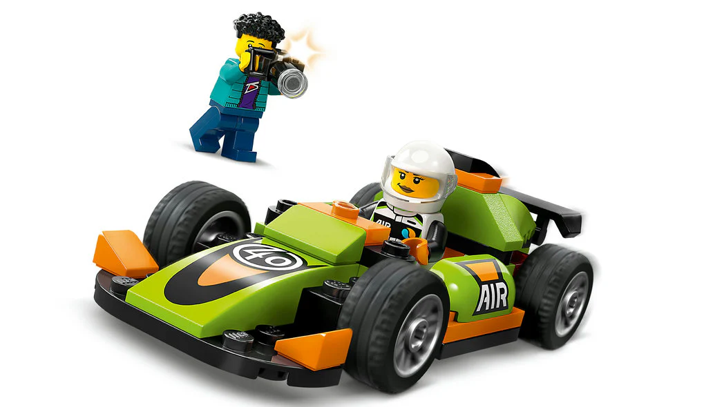 City Green Race Car - Image 2
