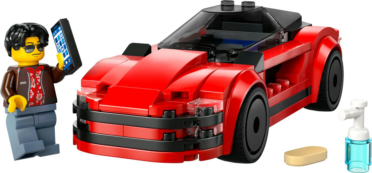 City Red Sports Car - Image 2