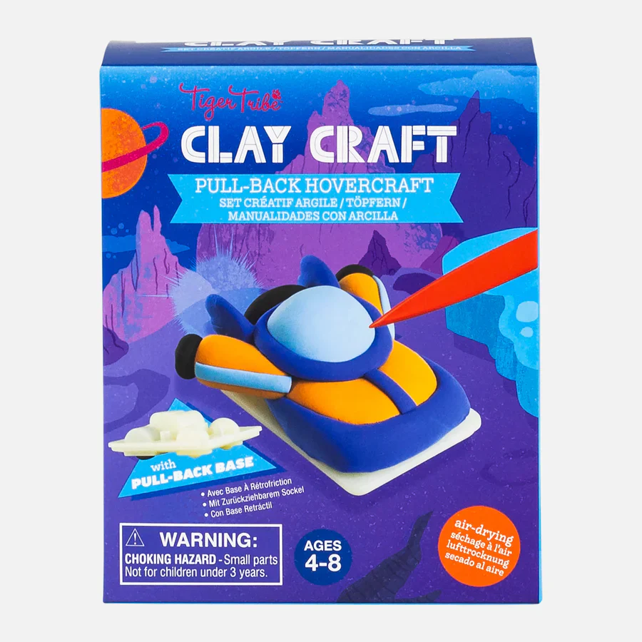 Clay Craft Pull-Back Hovercraft