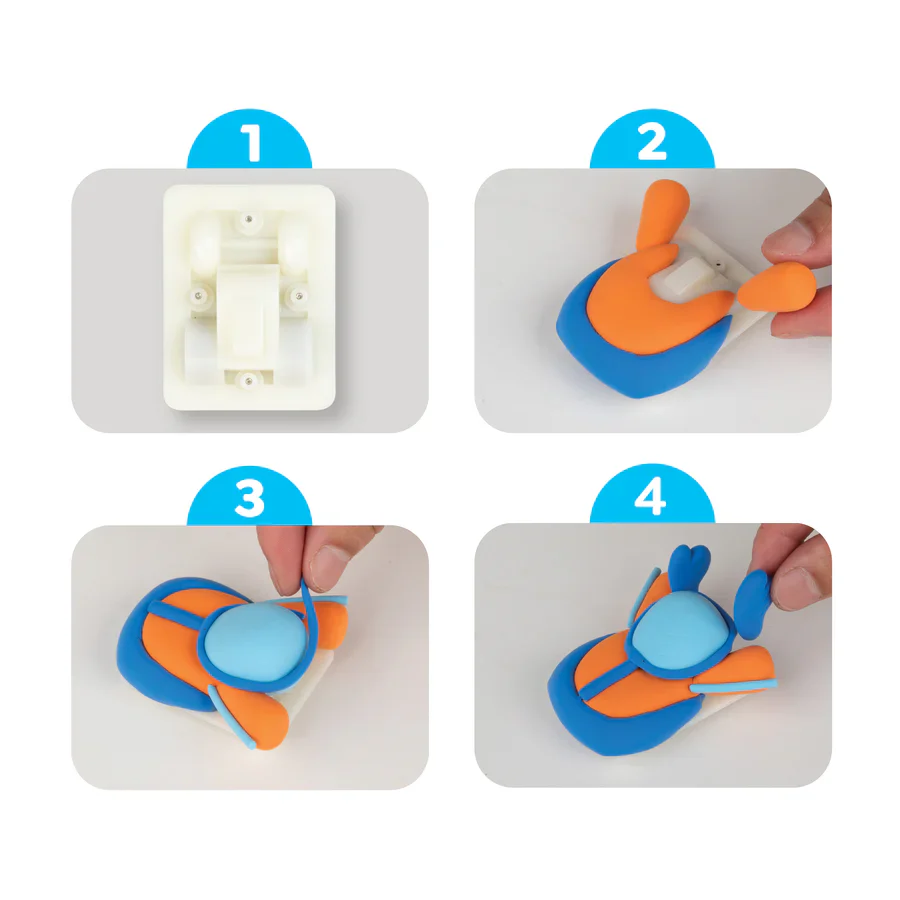 Clay Craft Pull-Back Hovercraft - Image 3